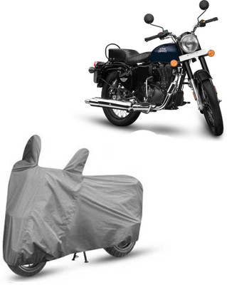 Exciting collections Two Wheeler Cover for Royal Enfield(Bullet Electra Twinspark, Black)
