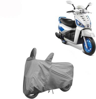 Exciting collections Two Wheeler Cover for Mahindra(Gusto, Grey)