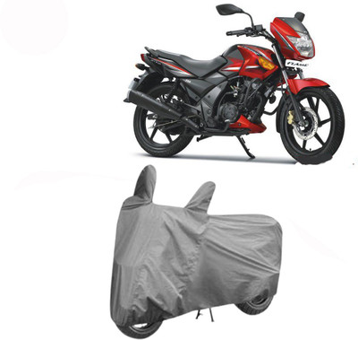 Exciting collections Two Wheeler Cover for TVS(Flame 125, Grey)