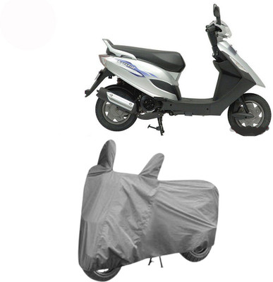 Exciting collections Two Wheeler Cover for Bajaj(Kristal, Grey)