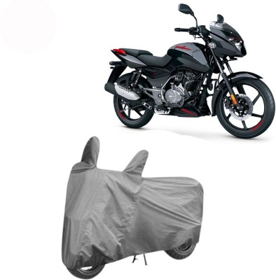 Exciting collections Two Wheeler Cover for Bajaj(Pulsar 125, Grey)