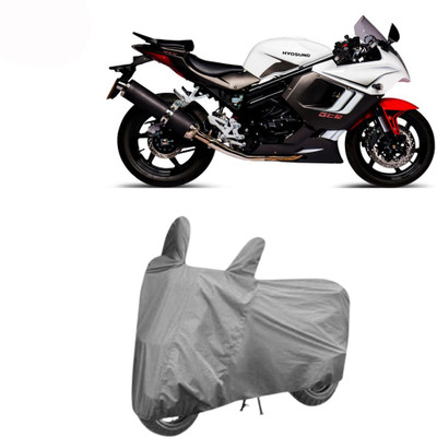 Exciting collections Two Wheeler Cover for Hyosung(GTS 300, Black)