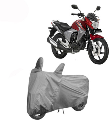 Exciting collections Two Wheeler Cover for Honda(Dazzler, Grey)