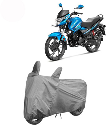 Exciting collections Two Wheeler Cover for Hero(Glamour FI, Grey)
