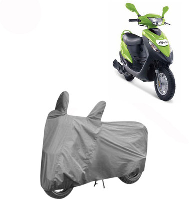 Exciting collections Two Wheeler Cover for Mahindra(Flyte, Grey)