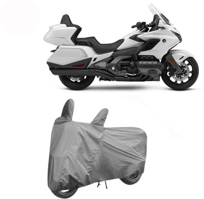 Exciting collections Two Wheeler Cover for Honda(Gold Wing, Grey)