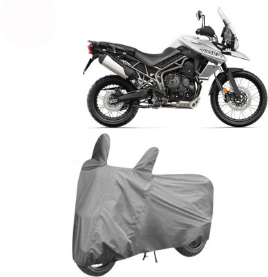 Exciting collections Two Wheeler Cover for Triumph(Tiger 800 XCA, Grey)
