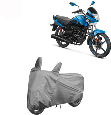 Exciting collections Two Wheeler Cover for Hero(Splendor I Smart, Black)