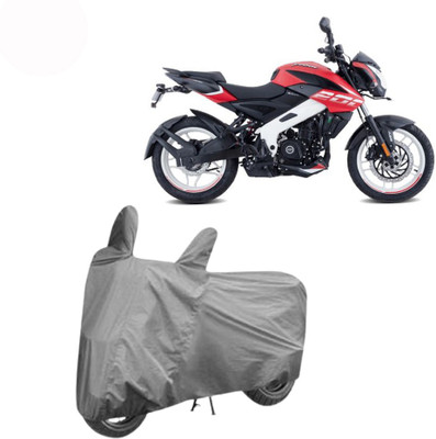 Exciting collections Two Wheeler Cover for Bajaj(Pulsar NS 200, Grey)