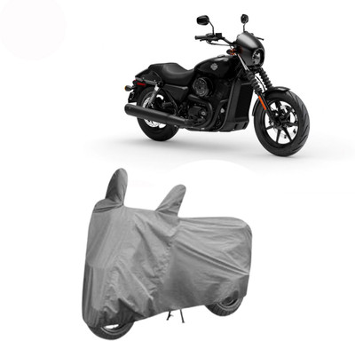 Exciting collections Two Wheeler Cover for Harley Davidson(Street 750, Grey)