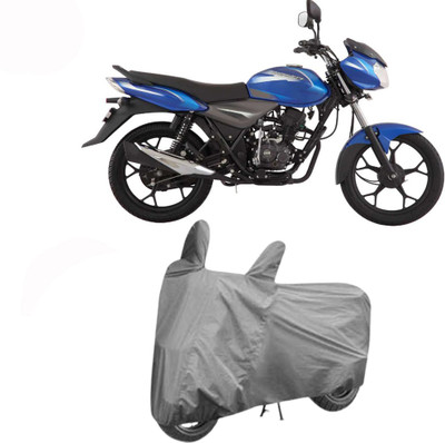 Exciting collections Two Wheeler Cover for Bajaj(Discover 110, Grey)