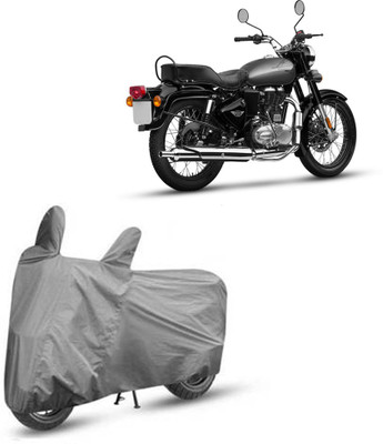 Exciting collections Two Wheeler Cover for Royal Enfield(Bullet, Black)