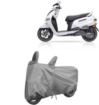 Exciting collections Two Wheeler Cover for TVS(iQube, Grey)