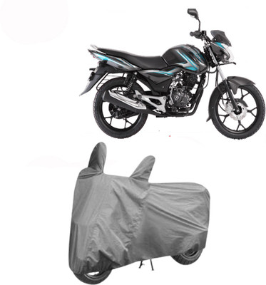 Exciting collections Two Wheeler Cover for Bajaj(Discover, Grey)