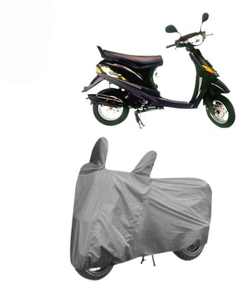 Exciting collections Two Wheeler Cover for Bajaj(Spirit, Grey)