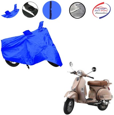 AUTO PEARL Two Wheeler Cover for LML(Star Euro 150, Blue)