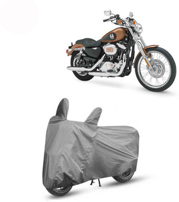 Exciting collections Two Wheeler Cover for Harley Davidson(XL 1200, Grey)
