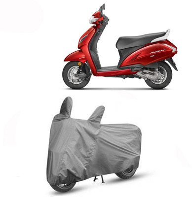 Exciting collections Two Wheeler Cover for Honda(Activa 5G, Black)