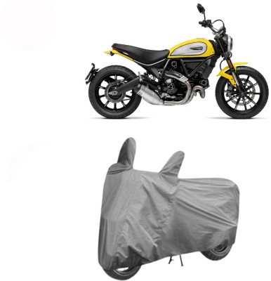 Exciting collections Two Wheeler Cover for Ducati(Scrambler Icon, Black)