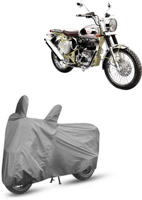 Exciting collections Two Wheeler Cover for Royal Enfield(Bullet Trials 500, Black)