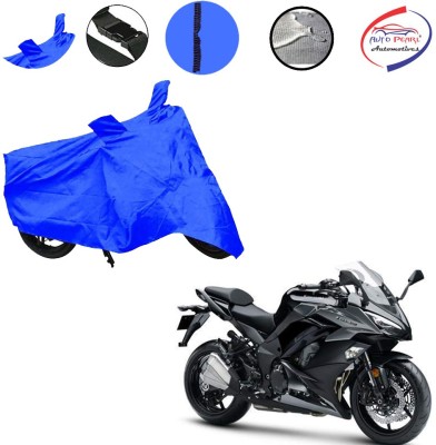 AUTO PEARL Two Wheeler Cover for Kawasaki(Ninja 1000, Blue)