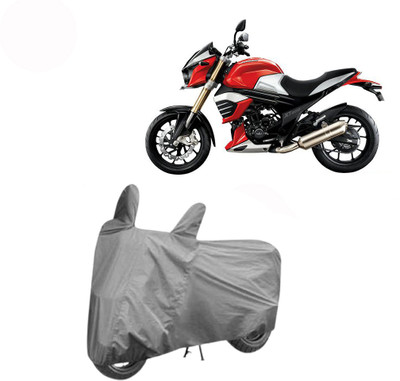 Exciting collections Two Wheeler Cover for Mahindra(MOJO XT 300, Grey)