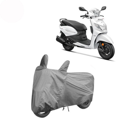 Exciting collections Two Wheeler Cover for Hero(Pleasure+ 110, Grey)