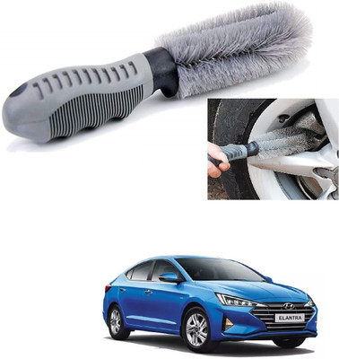 AuTO ADDiCT CAR ALLOY WHEEL CLEANER BRUSH TYRE RIM FOR HYUNDAI Elantra 100 g Wheel Tire Cleaner(Pack of 1)