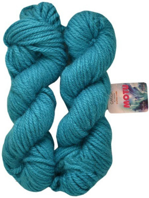 JEFFY Ganga Motu Thick Chunky Wool Hand Knitting Yarn 400 Gram Shade no-6