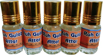 kah attar KANHA SPECIAL ATTAR (A PACK OF 5 BOTTLES @ 3ML EACH) Floral Attar(Natural)