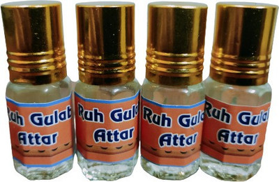 kah attar KANHA SPECIAL ATTAR (A PACK OF 4 BOTTLES @ 3ML EACH) Floral Attar(Natural)