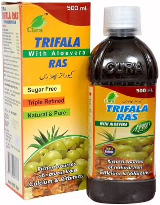 Cura Trifala Ras With Aloevera SUGAR FREE - Natural & Pure