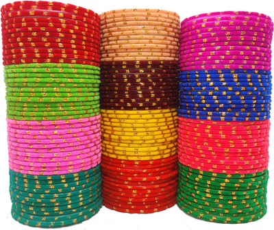 DURGANSH Glass Zircon Bangle Set(Pack of 144)