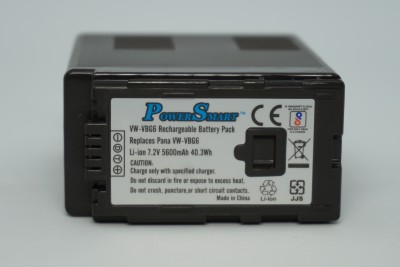 Power Smart VW-VBG6 7.4V 5600mAh Lithium-ion Rechargable For Panasonic AG-HMC71MC, Camera  Battery