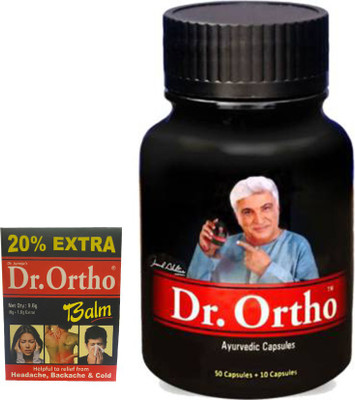 Dr. Ortho AYURVEDIC PAIN RELIEF CAPSULES (60 Caps With Balm 9gm) Capsules(2 x 124.5 g)