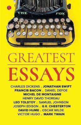 GREATEST ESSAYS(English, Paperback, RUPA RUPA)