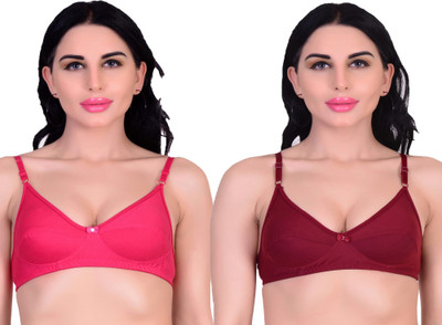 oxbeery Women Full Coverage Non Padded Bra(Multicolor)