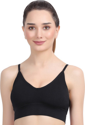 AMOUR SECRET Women Sports Lightly Padded Bra(Black)
