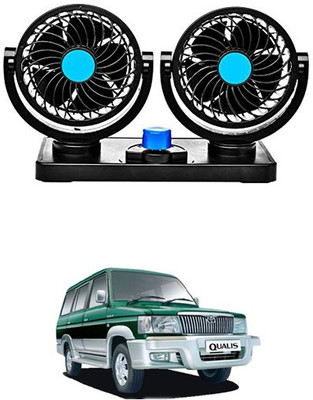 AYW Car Dual Head Fan For qualis Car Interior Fan(12 V)