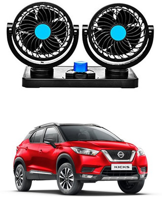 AYW Car Dual Head Fan For kicks Car Interior Fan(12 V)