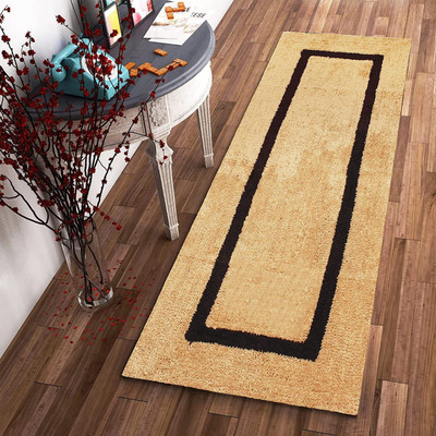 SPA Furnishing Beige Polyester Area Rug(2 ft,  X 5 ft, Rectangle)