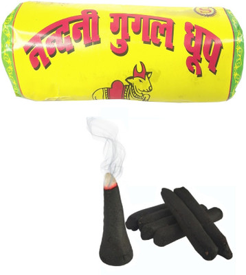 Nandini Pack of 1 (200 Gram Dhoop Roll) Guggal Dhoopbatti Incense Dhoop Cone For pooja Guggul Dhoop