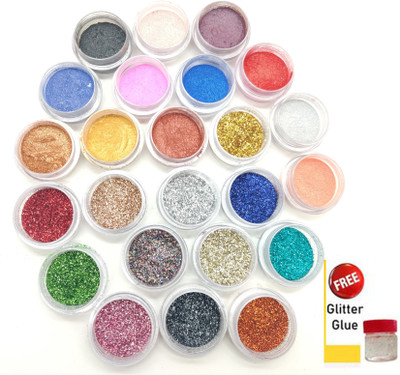 RONZILLE Shimmer Glitter eyeshadow powder 24 g(Multicolor)