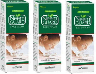 RINGHAS Zee Neem Guard Refreshing skin face wash (Pack of 3) Face Wash(180 g)