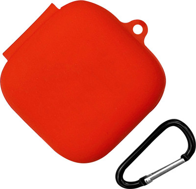 J Silicone Press and Release Headphone Case For OPPO Enco W51(Red)