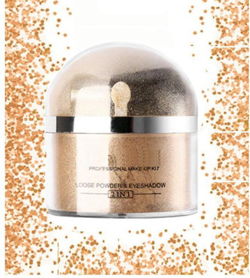 MYEONG Illumination Face Makeup powder Highlighter With 24k Gold Flakes  Highlighter(GOLD)