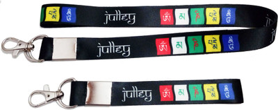 kd collections TIBETBS-BK-Tibetan Ladakh Flag Lanyard Hook Keychain Combo- Size 18inch & 7inch Key Chain
