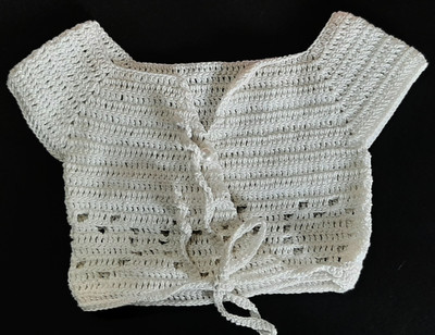 My Little Princess Baby Girls Casual Cotton Blend Top(White, Pack of 1)