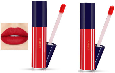 GFSU SUPER SHINE MATTE LIQUID LIPSTICK(LIGHT RED, 12 ml)