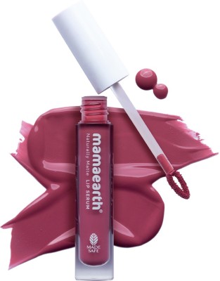 Mamaearth Naturally Matte Lip Serum - Matte Liquid Lipstick with Vitamin C & E For Upto 12 Hour Long Stay - Pink Daffodil(Pink Daffodil, 3 ml)